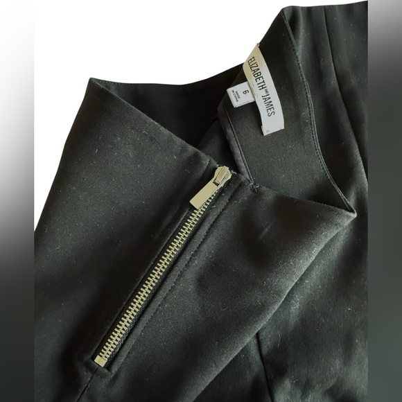 Elizabeth and James Bermuda Shorts Black Dressy Tailored Size 6 sleek design. - Picture 9 of 9